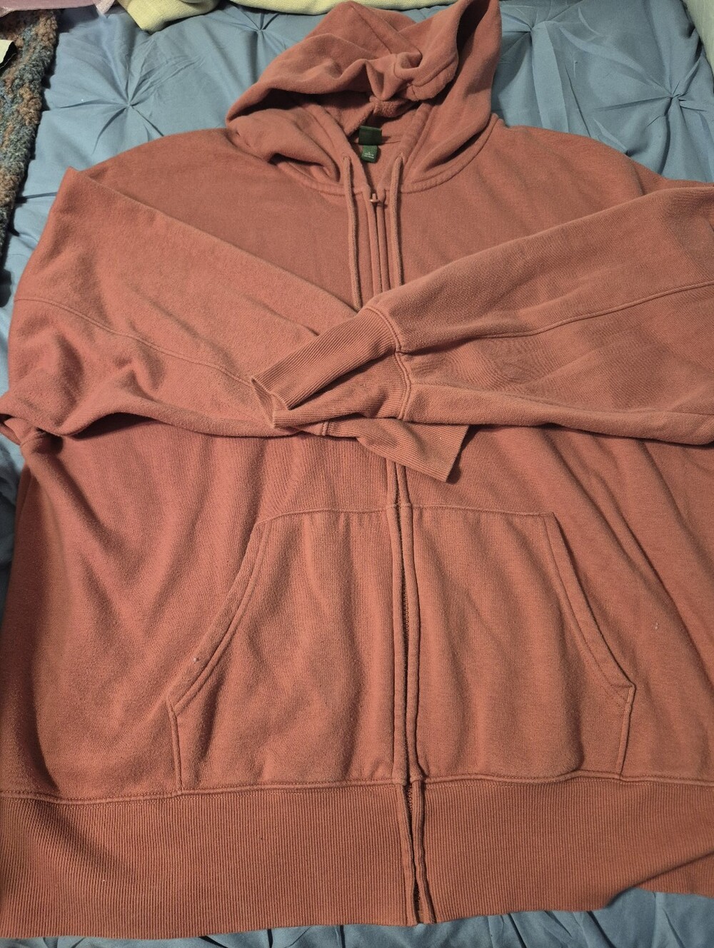 wild fable Dusty Rose Zip Hoodie Sweater